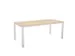 In hoogte verstelbaar bureau,HxBxD 720-840x1800x800mm,NE-esdoorn
