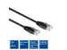 Kabel ACT CAT6 Network koper 0.9 meter zwart