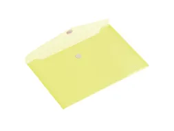Enveloptas HF2 A4 335x240mm dwars PP transparant geel