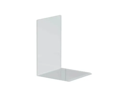 Boekensteun MAUL acryl 12x12x17cm set 2 glashelder