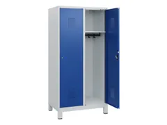 schoollocker,HxBxD 1630x800x500mm,2vak,vak B 400mm,cil.-slot,voeten