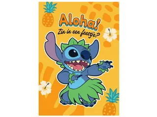 Wenskaart Hallmark uitnodiging Stitch 6 stuks - 1