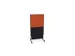 cloison de séparation,Hxl 1545x800mm,CC-noir,BN3012-orange