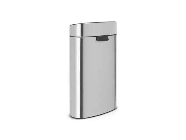 Touch Bin New Recycle Afvalbak 23+10 Liter Mat Staal