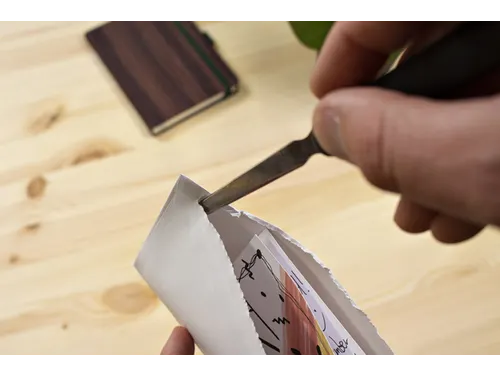 Briefopener Westcott metaal met kunststof grip zwart