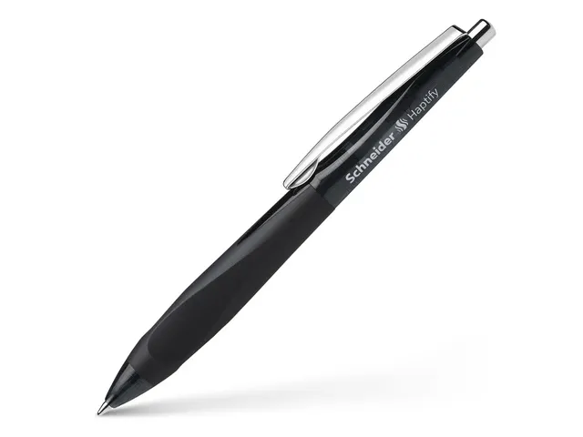 Stylo à bille Schneider Haptify noir encre noire