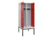 locker met bank,voor scheiding van kleding,HxBxD 2120x800x815mm,2vak