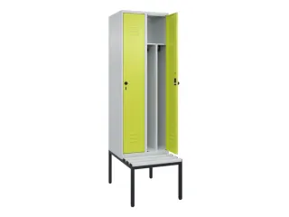locker voor scheiding van kleding,HxBxD 2120x600x815mm,2vak - 2