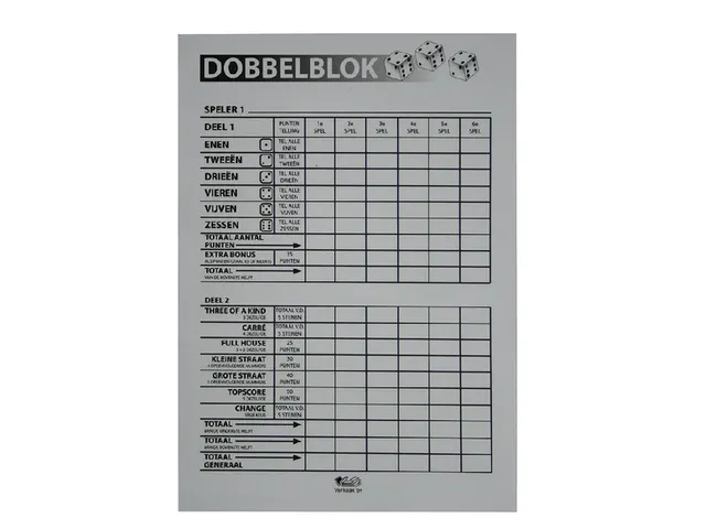 Dobbelblok Verhaak 100 vel