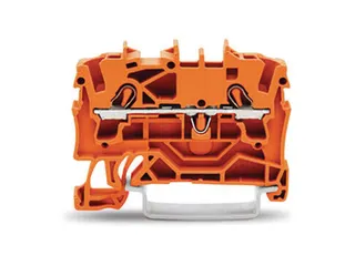 2-Draads Doorgangsklemmenblok 2,5Mm², Oranje - 1