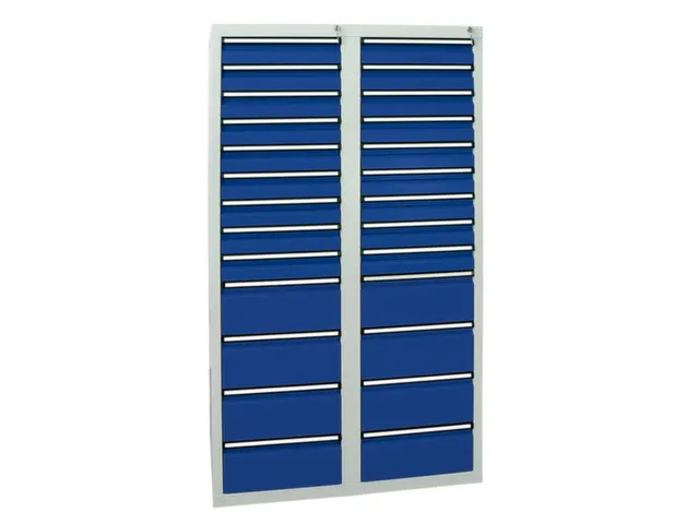 ladekast,HxBxD 1800x1000x500mm,26lade(n),centr. vergrendeling