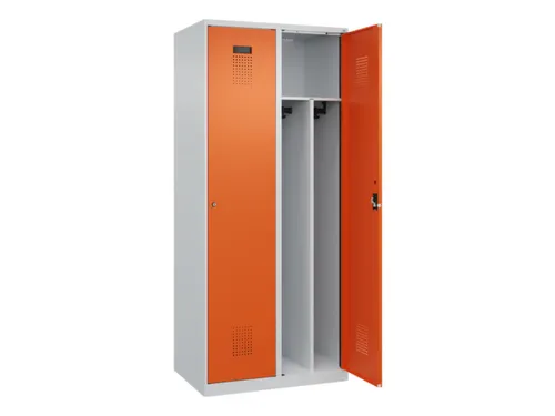locker voor scheiding van kleding,HxBxD 1850x800x500mm,2vak