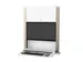 Computerwerkstation Muur Wit CareFit 24-inch Zit Sta