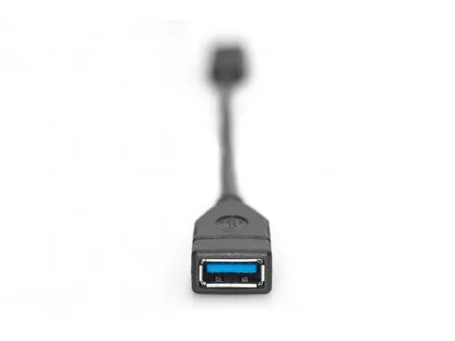 USB Type-C-adapterkabel OTG Type-C-A St/Bu 0,15m 3A 5GB 3.0-versie zwa