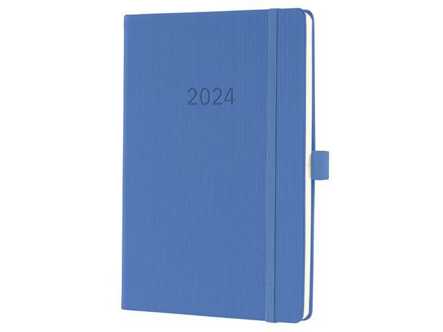 Agenda 2024 Sigel Conceptum A5 7 jours/2 pages bleu marine