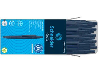 @Balpen Schneider Reco d.blauwschrijfkleur: blauw 20st. in doos - 3