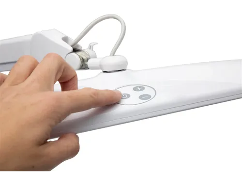 Werkpleklamp LED MAULexplore dimbaar Wit met tafelklem