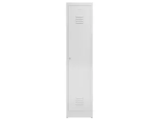 garderobekast,HxBxD 1800x415x500mm,1vak,klink,sokkel,romp RAL7035 - 2