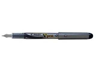 Vulpen Pilot V pen Zilver Medium punt Inktkleur Zwart - 2