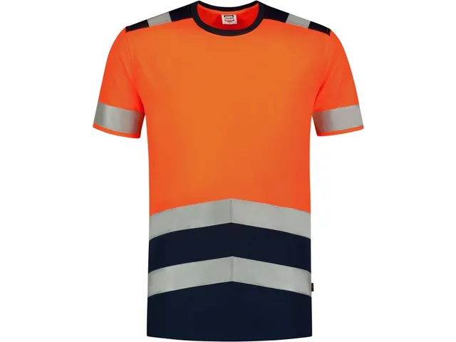 Tricorp 403021 softshell, fluo rood/inktblauw, maat 8XL, per stuk