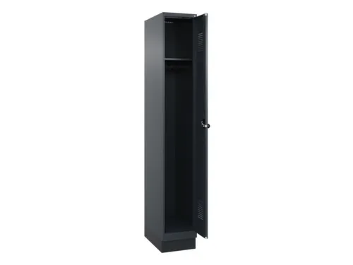 locker,HxBxD 1950x300x500mm,1vak,vak B 300mm,draaigrendel,sokkel