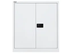 kantoorkast openslaande deuren 1000x914x400mm Stalen Verkeerswit Grijs