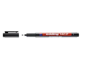 Viltstift edding 141 rond 0.6mm zwart - 1