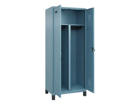 PBM-locker,HxBxD 1950x800x500mm,2vak,vak B 400mm,draaigrendel