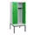 locker met bank,HxBxD 1950x800x815mm,2vak,vak B 400mm,draaigrendel