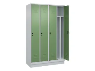 locker voor scheiding van kleding,HxBxD 1950x1200x500mm,4vak - 2