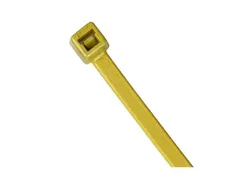Kabelbinder nylon detecteerbaar lang 380x4,7mm geel 100 stuks