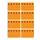 Etiket Herma 3774 26x40mm Diepvries Oranje 48 stuks