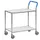 tafelwagen,draagverm. 150kg,2xstaalplaat,laadvl. LxB 760x430mm