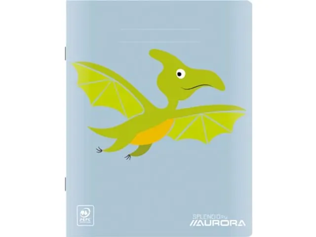 Aurora Schrift Gelijnd 5/3/5 mm 165x210mm assorti