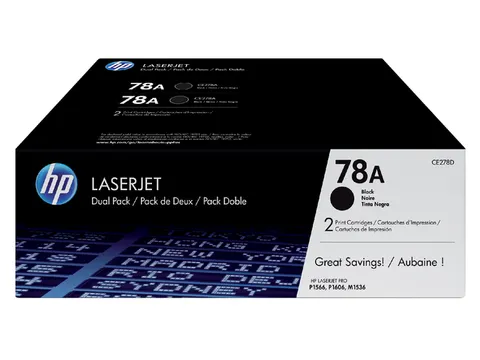 Tonercartridge Hp CE278AD Nr.78a Zwart Duopack