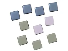 Magneten Naga 25x25mm vierkantset a 10st. ass. super sterk