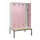 locker met bank,voor scheiding van kleding,HxBxD 2120x1200x815mm,4vak