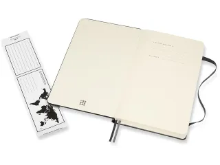 Notitieboek Moleskine Expanded large 130x210mm lijn hard cover zwart - 6