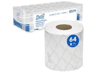 Toiletpapier Scott Essential 2-laags 350 vel wit 8519 - 2