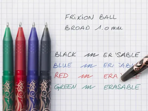 Rollerpen Pilot Frixion Ball 1.0mm BL-FR10 Brede punt Rood