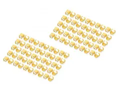 Clips couleur pour câbles RJ45 Jaune 100 pièces