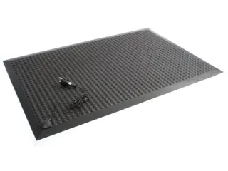 ESD-werkplekmat,ESD,HxLxB 15x900x600mm,moeilijk ontvlambaar,PU,genopt - 2
