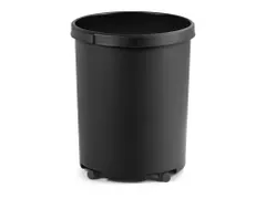 Ronde Papierbak 50 Liter Zwart