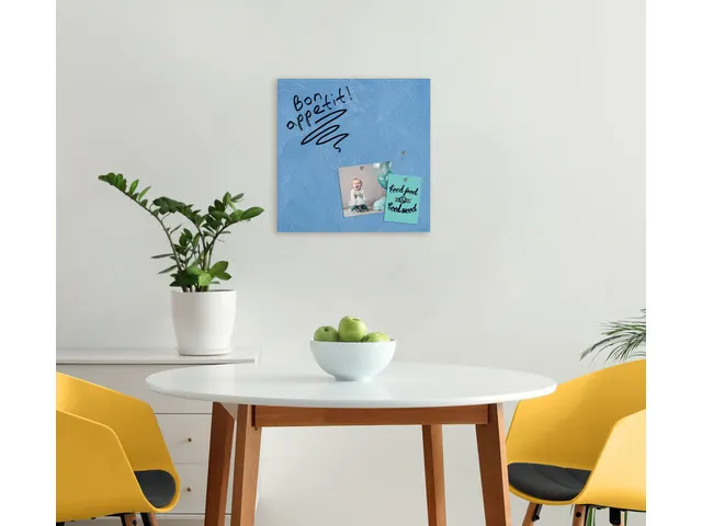 Glas Magneetbord Sigel Artverum Blue Structure mat 48x48cm