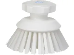 Werkborstel Rond Wit