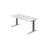In hoogte verstelbaar bureau,HxBxD 680-850x1600x800mm,blad wit