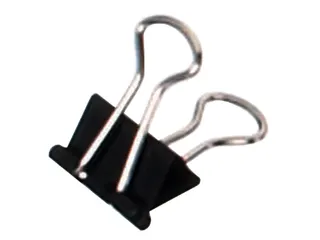 Papierklem MAUL 215 foldback 13mm capaciteit 4mm zwart 12 stuks - 2