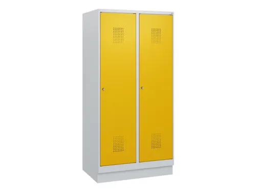 schoollocker,HxBxD 1630x800x500mm,2vak,vak B 400mm,cil.-slot,sokkel