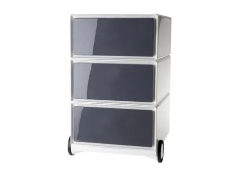 mobiel ladeblok,HxBxD 642x390x436mm,3lade(n),romp wit,front antraciet