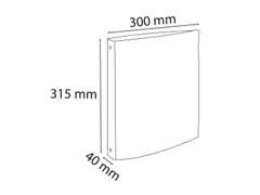 Ringband Aquarel A4 4R 25mm Pastel groen